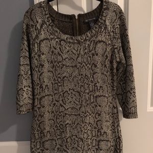 INC Metallic Sweater NWOT